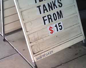 Tanks From $15